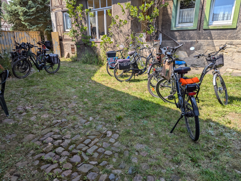Fähräder bei der Radtour
