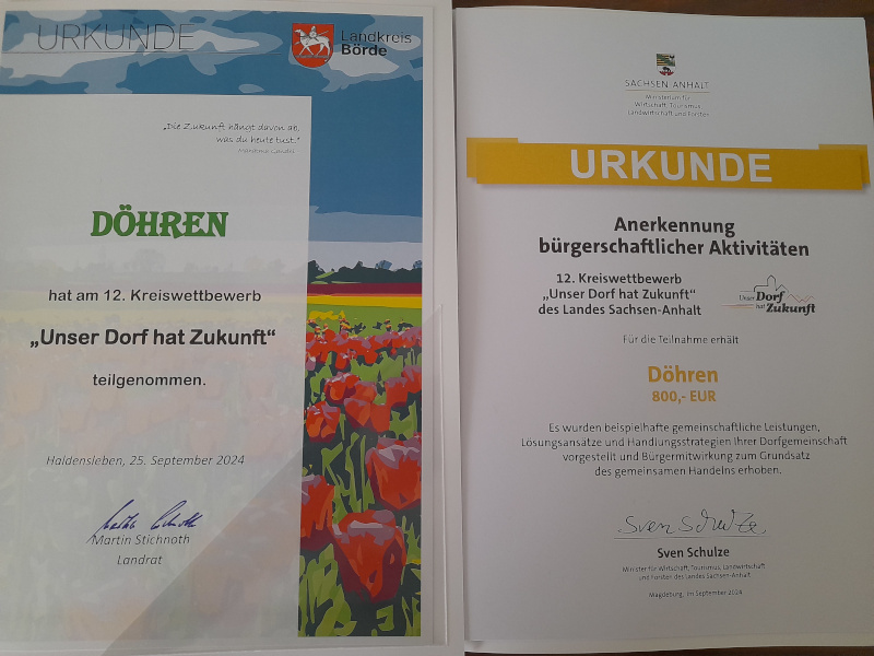 Unser Dorf hat zukunft